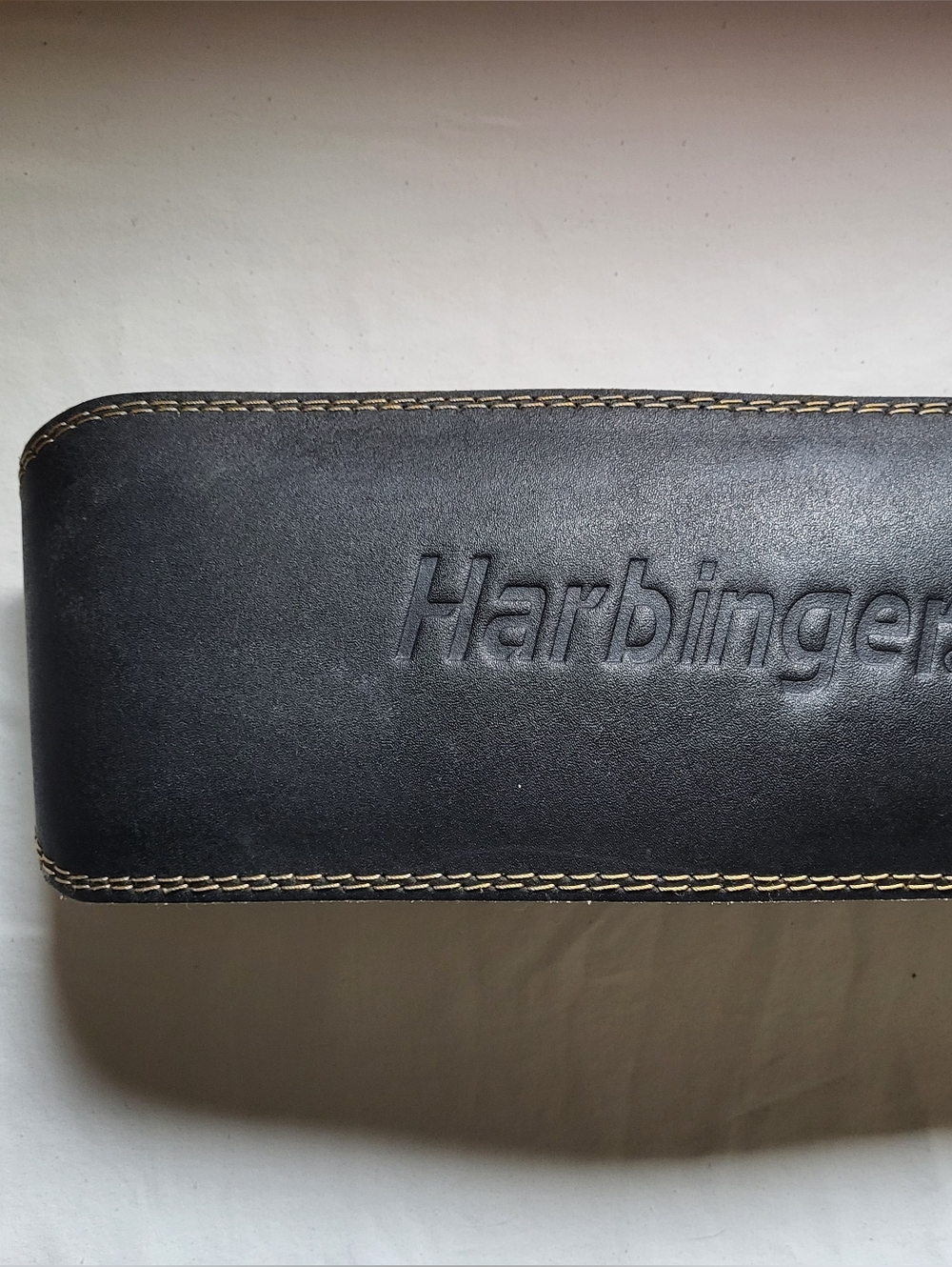 Harbinger 6" Padded Leather Weight Lifting Belt Size Large